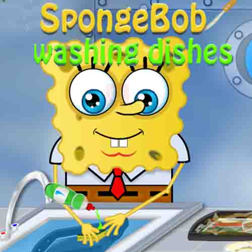 Spongebob Washing Dishes Play Spongebob Washing Dishes at